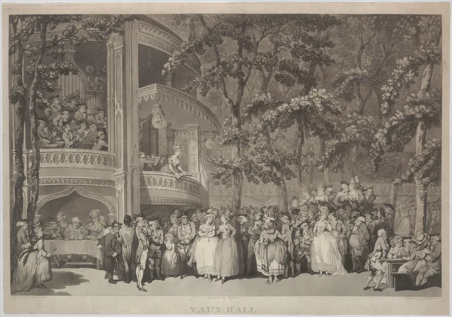 Vaux-hall by Thomas Rowlandson