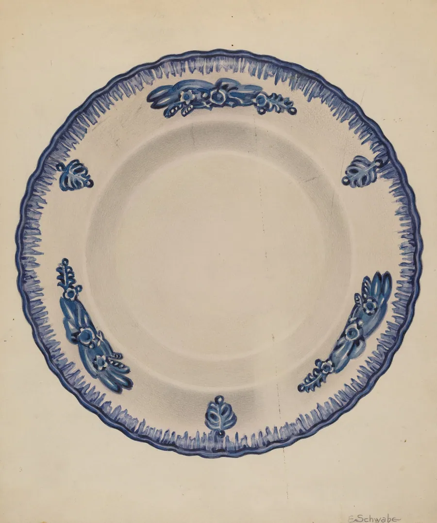 Plate by Erwin Schwabe