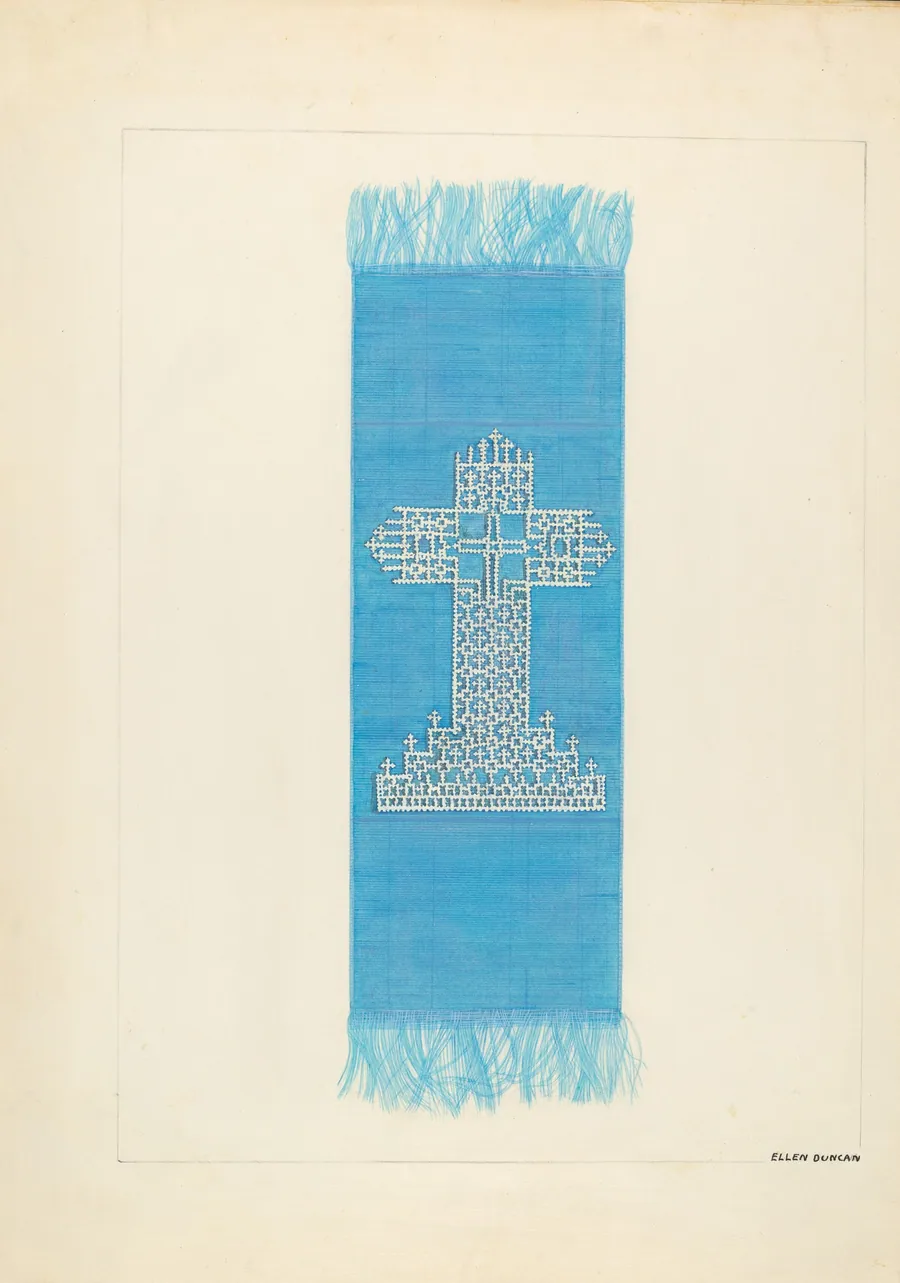 Bookmark with Design of Cardboard by Ellen Duncan