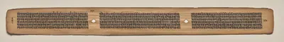 Text, Folio 120 (verso), from a Manuscript of the Perfection of Wisdom in Eight Thousand Lines (Ashtasahasrika Prajnaparamita-sutra)