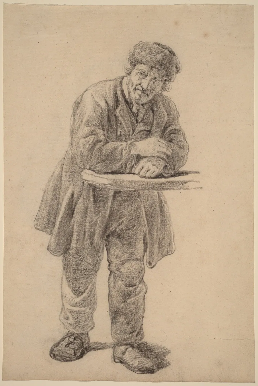 Man Leaning on a Counter by Charles Wesley Jarvis
