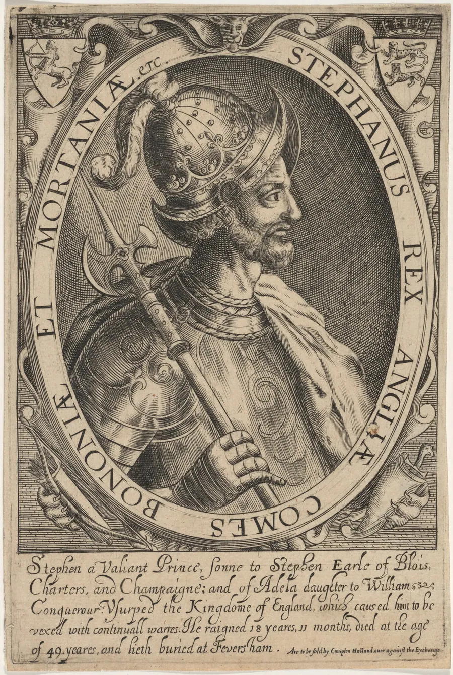 Stephen, King of England by Renold Elstrack