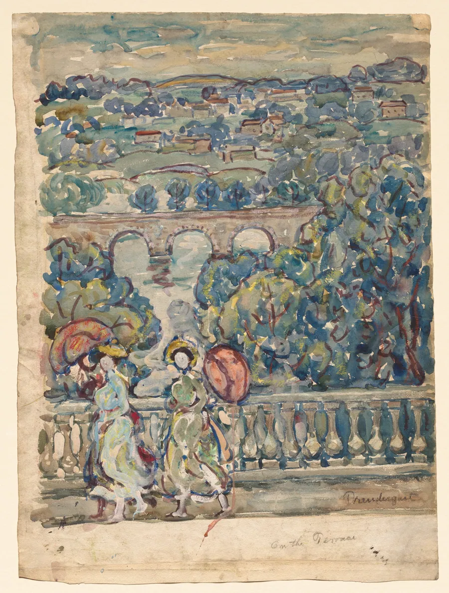 From the Terrace by Maurice Prendergast