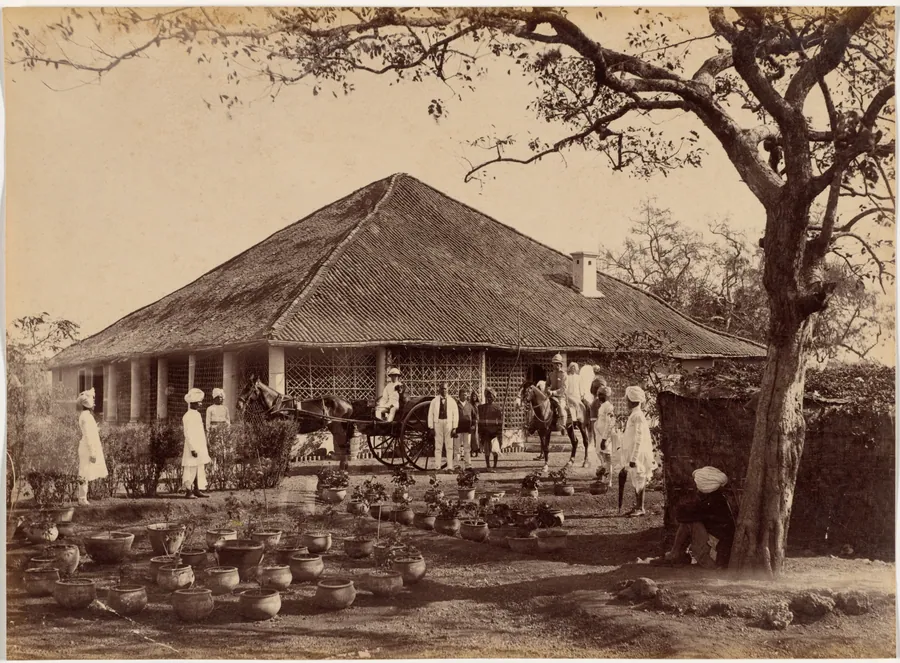 Reverend Loche at Neemuch by Raja Deen Dayal