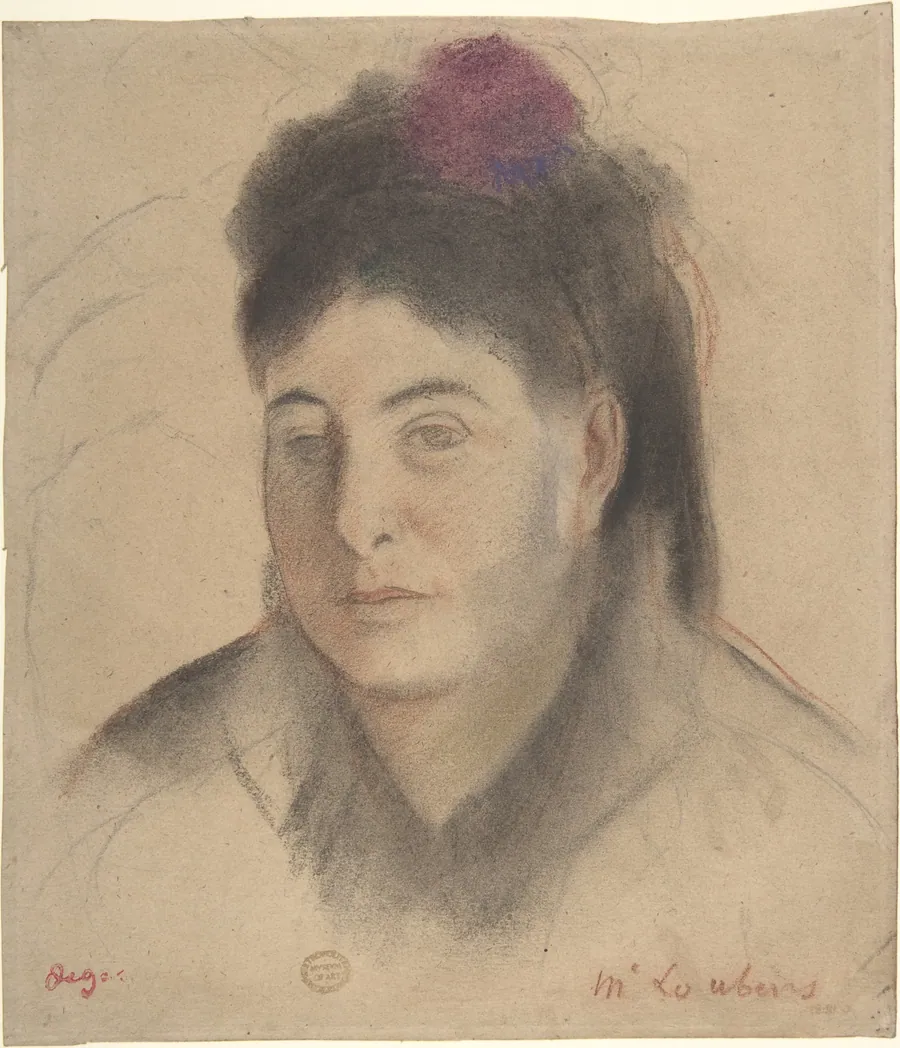 Madame Loubens by Edgar Degas