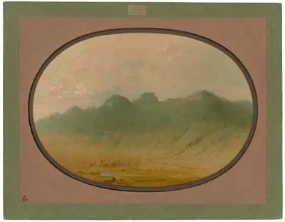 View of the Crystal Mountains, Brazil