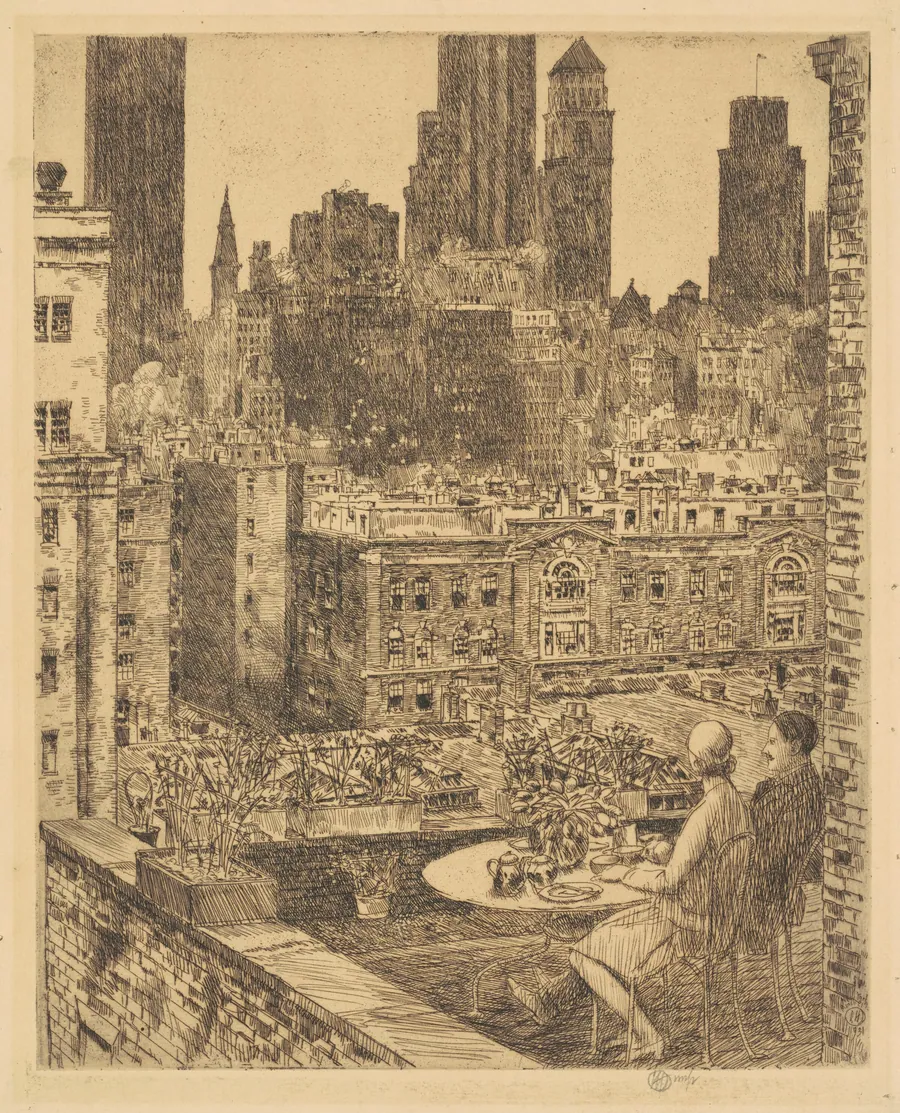 New York, 1931 by Childe Hassam