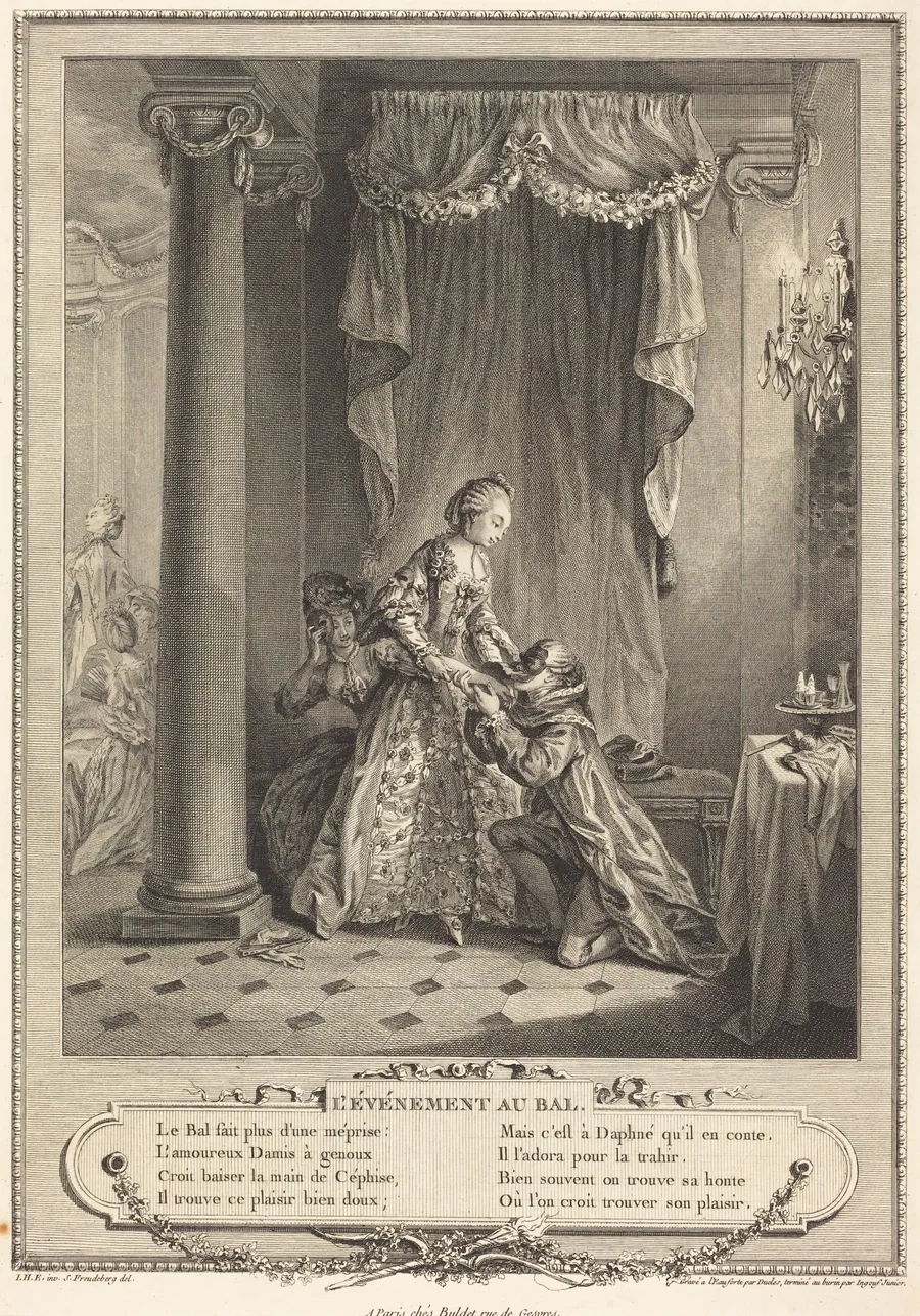 L'evenement au bal by Francois-Robert Ingouf