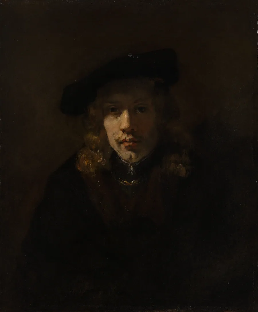Man in a Beret by Rembrandt