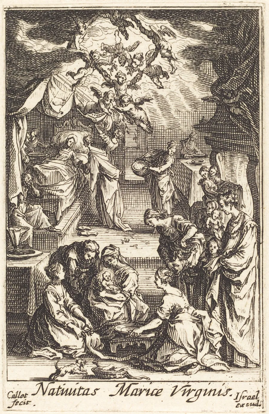 The Birth of the Virgin by Jacques Callot