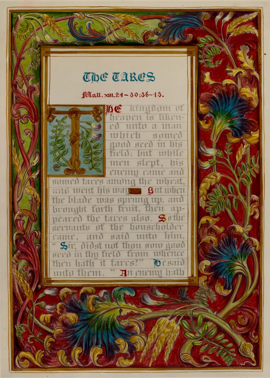 Illuminated Parable: The Tares by Robert Stewart