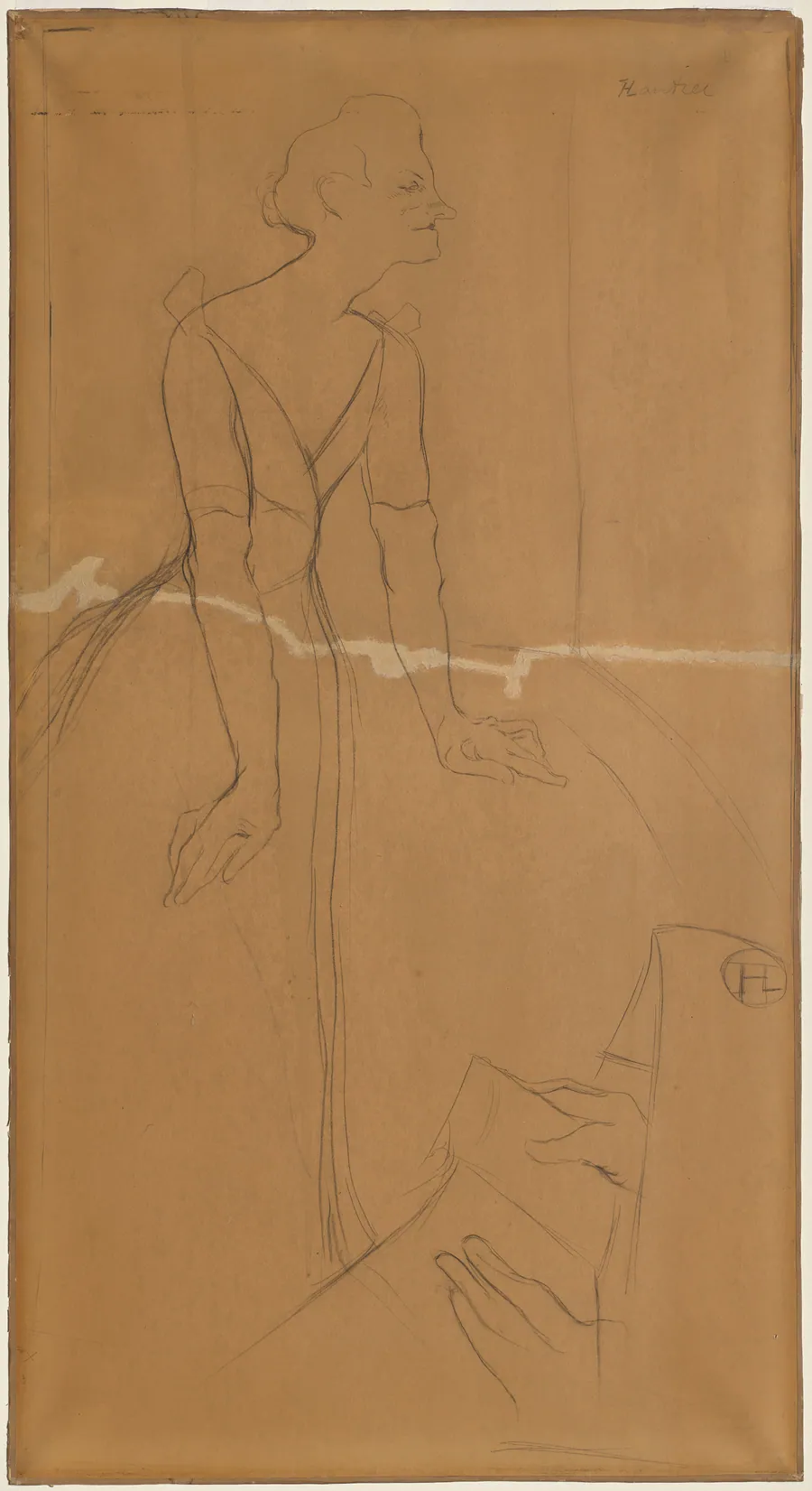 Yvette Guilbert by Henri de Toulouse-Lautrec