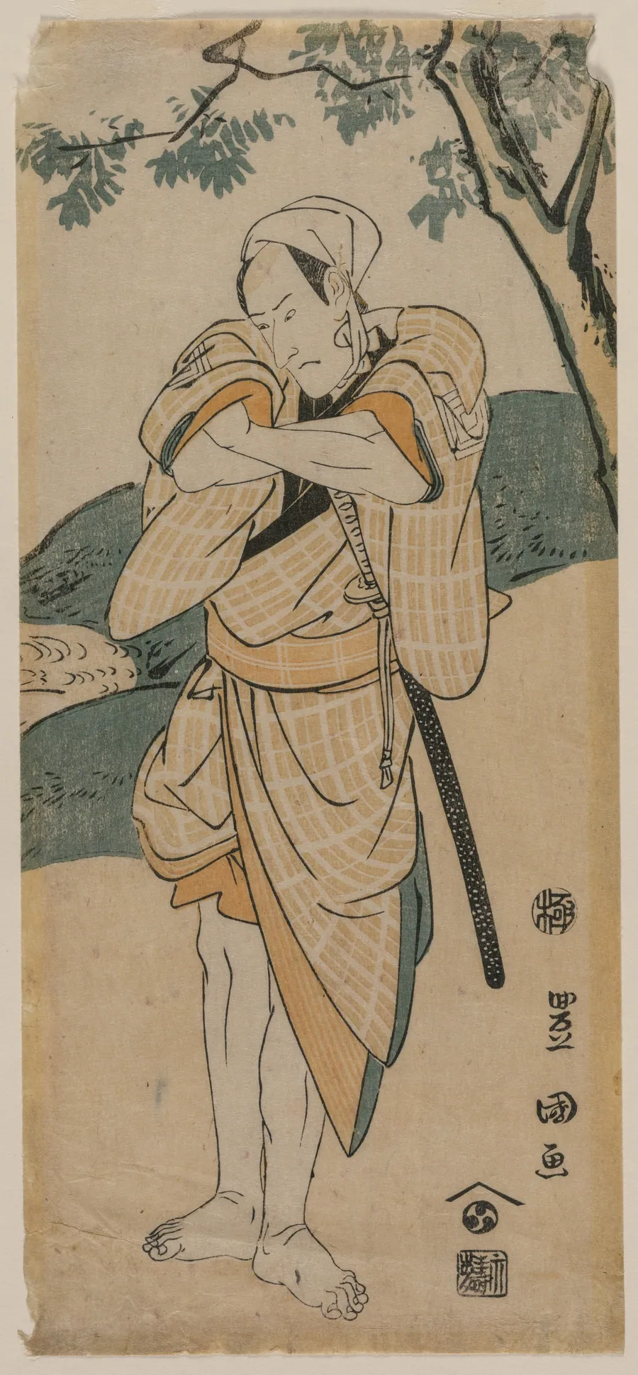 The Actor Ichikawa Danjuro as a Samurai by Utagawa Toyokuni