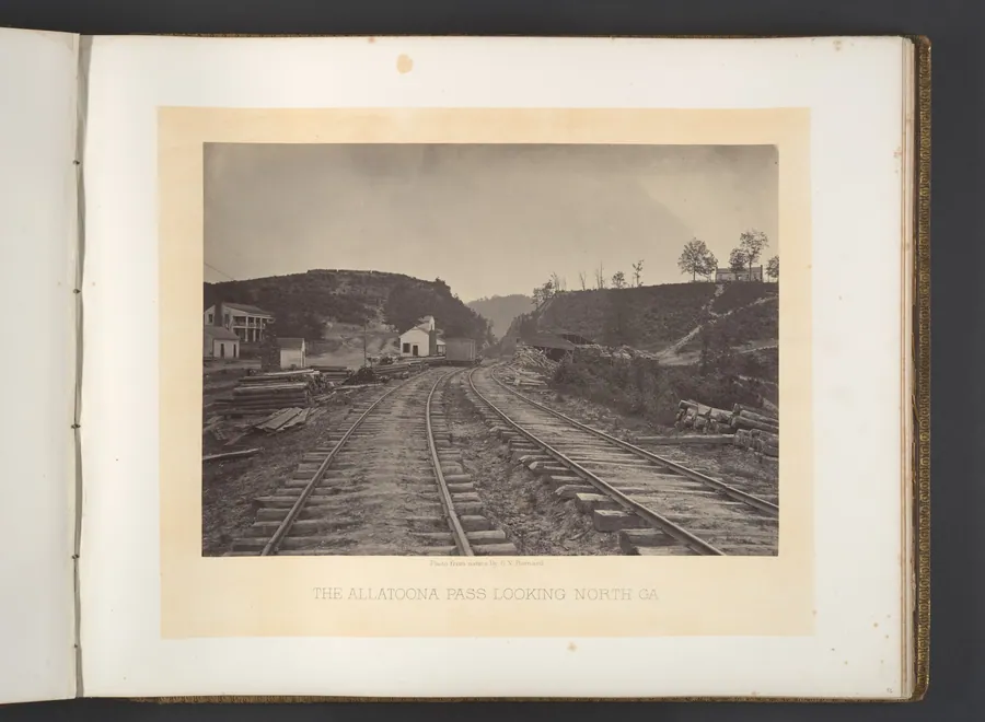 The Allatoona Pass Looking North, Georgia by George N. Barnard