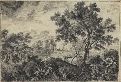 Classical Landscape with a Tempietto