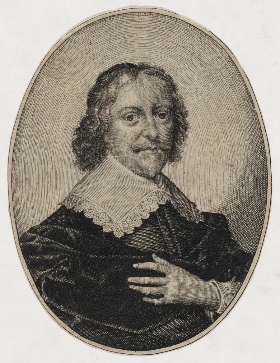 Portrait of a Man with a Broad Collar by Unknown 19th Century