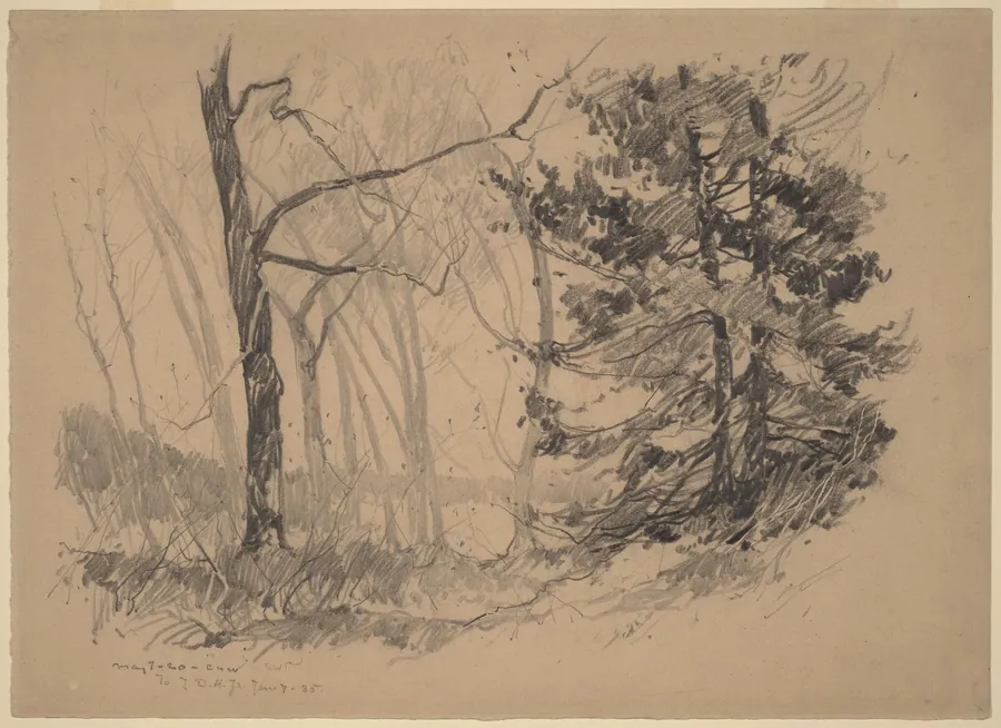 Wood Interior by Charles H. Woodbury