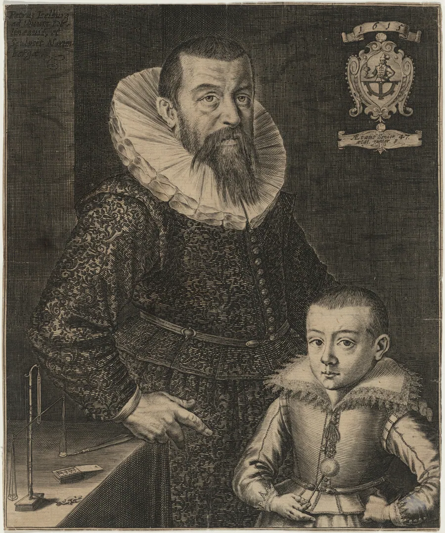 Portrait of a Man and His Son by Peter Isselburg