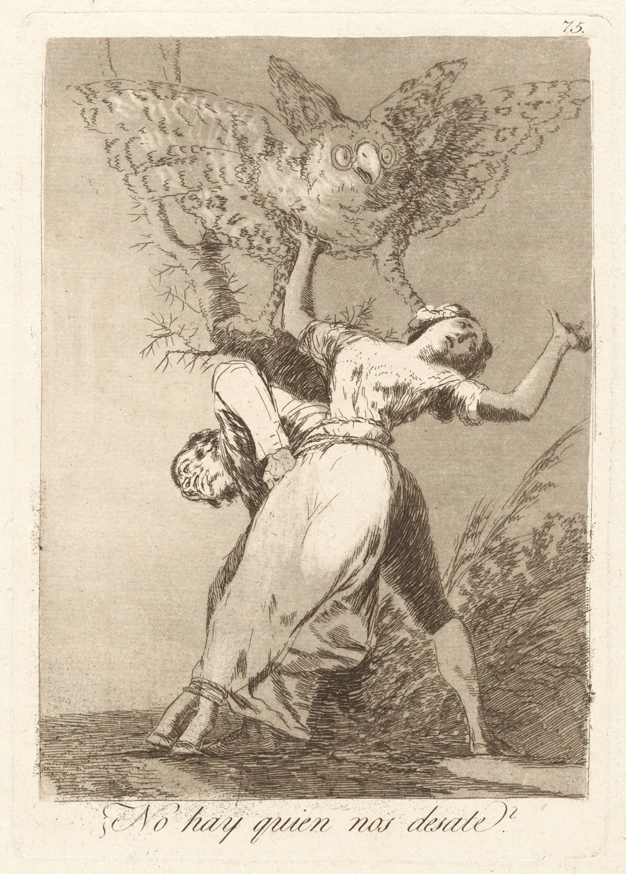 No hay quien nos desate? (Can't Anyone Untie Us?) by Francisco Goya