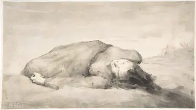 War Scene (A Female Casualty)