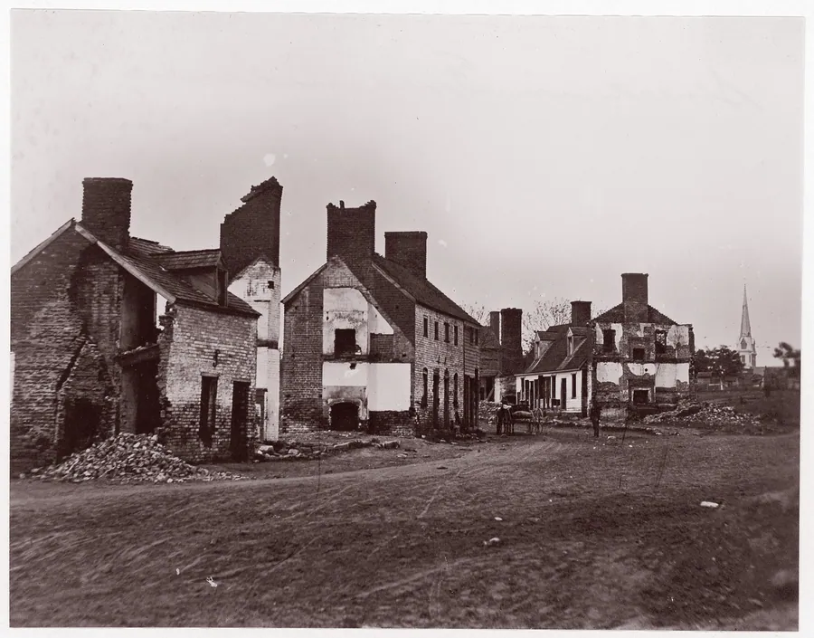 Street in Fredericksburg by Andrew Joseph Russell