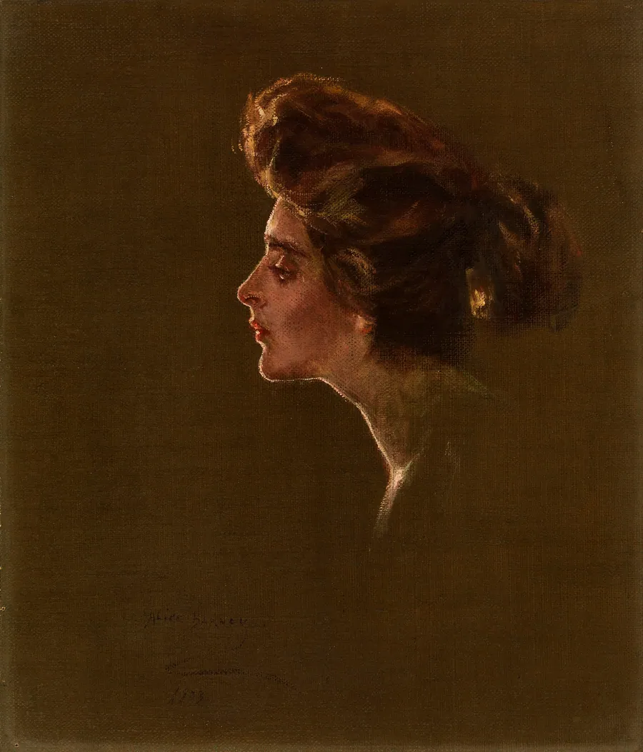 Vers 1903 by Alice Pike Barney, born Cincinnati, OH 1857-died Los Angeles, CA 1931