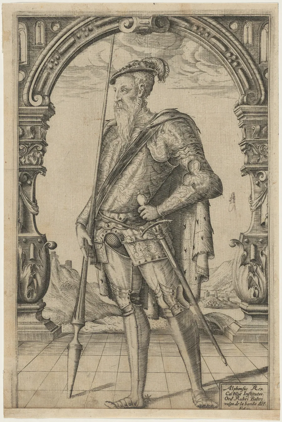Alphonso, King of Castile by William Rogers