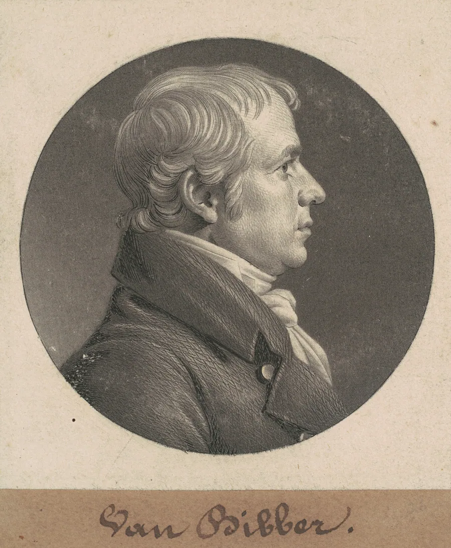 Toppan Webster by Charles B. J. Févret de Saint-Mémin