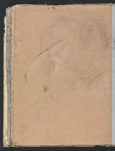 Verona Sketchbook:Indecipherable form (page 60)