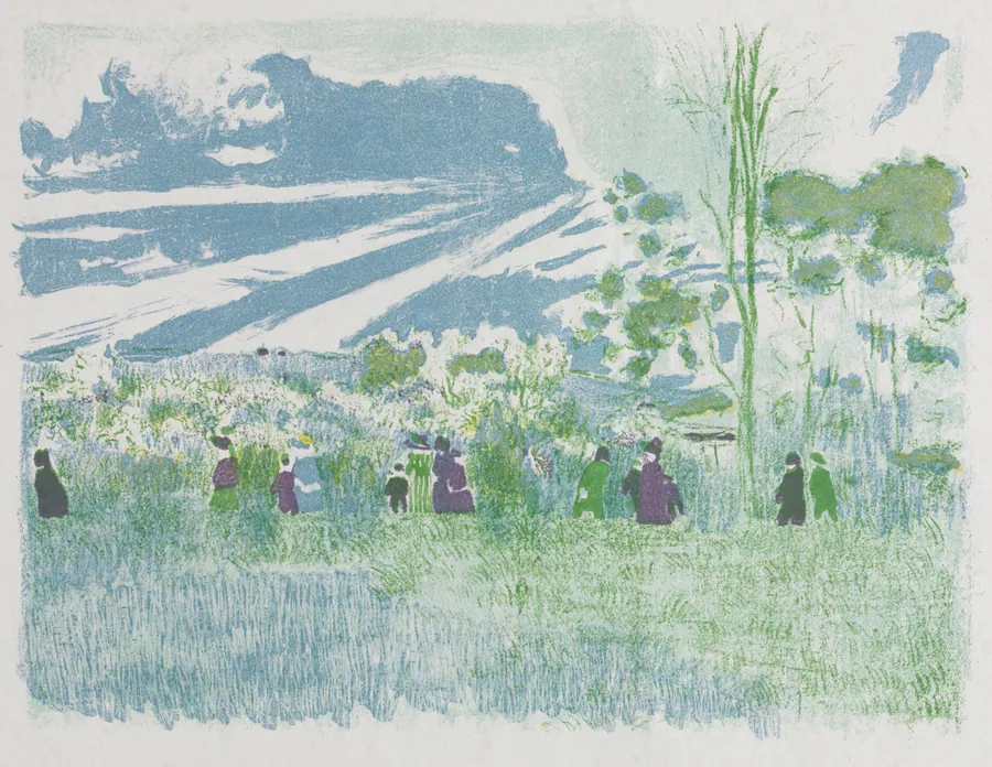 Across the Fields by Édouard Vuillard