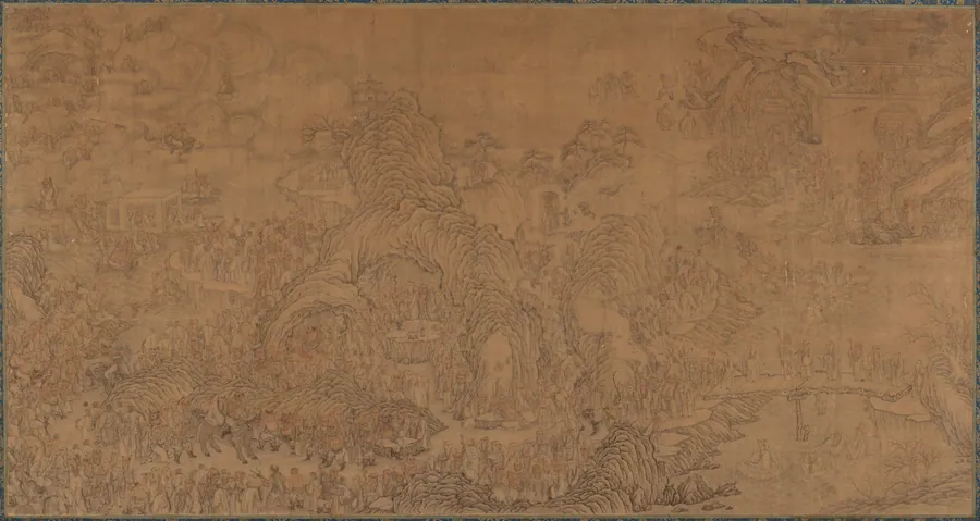 Five hundred luohans by Formerly attributed to Li Gonglin (傳)李公麟 (ca. 1049-1106)