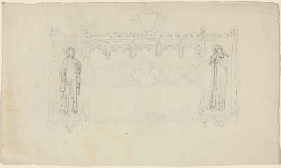 Design for the Simcoe Monument, Exeter Cathedral by John Flaxman