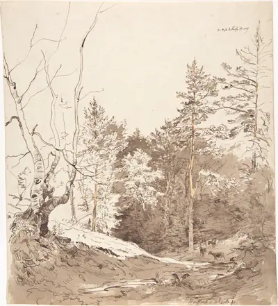 Landscape with cattle in Weißbach on the Rhön