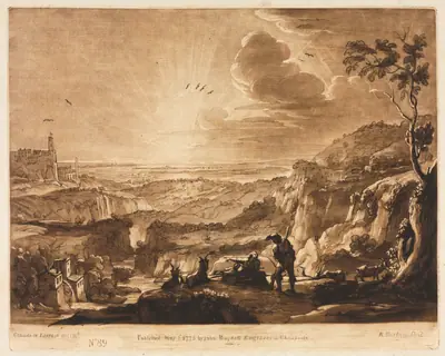 Liber Veritatis: No. 89, View of a Mountainous Extended Country