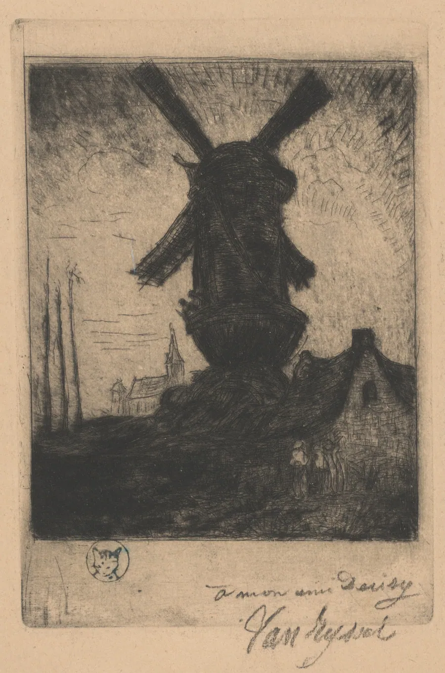North Windmill in the Creuse Valley by Paul-Ferdinand Gachet