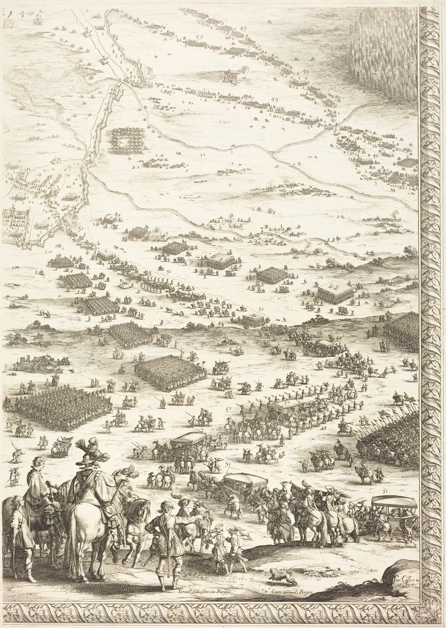 The Siege of Breda [plate 6 of 6] by Jacques Callot