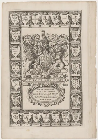 Title Page for the Achievement of Our Sovereign King Charles the Second