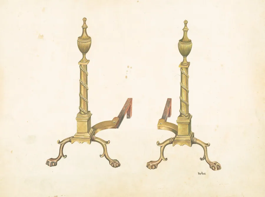 Andirons by Ray Price