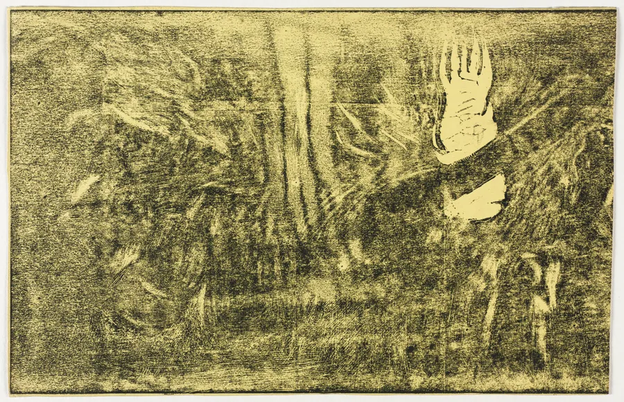 Noa Noa: The Devil Speaks (Mahna No Varua Ino) (recto) by Paul Gauguin