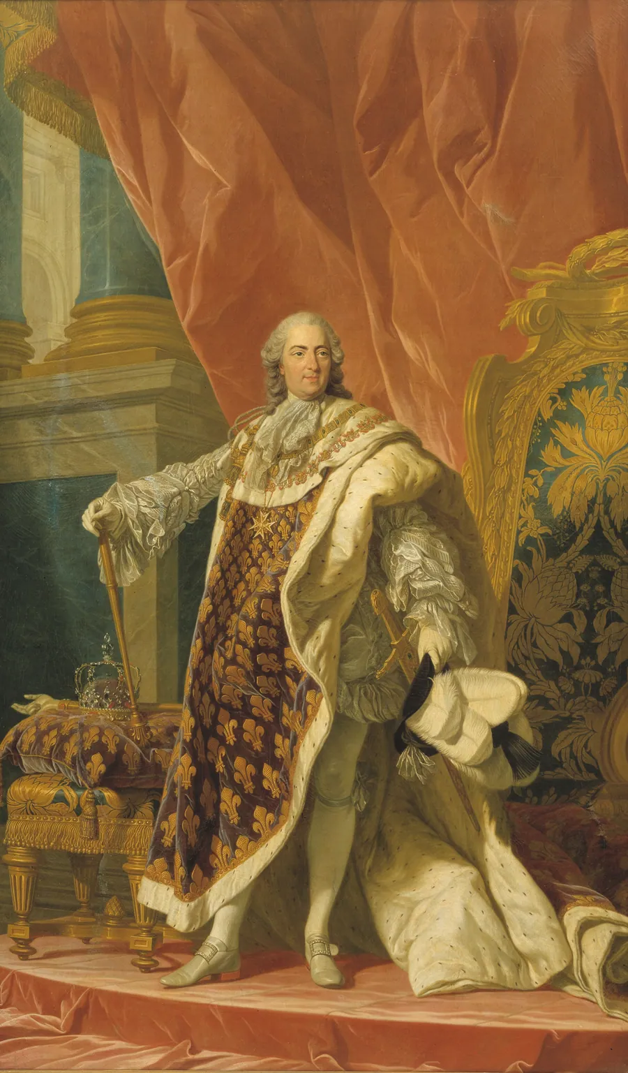 Ludvig XV af Frankrig (1710-1774) by Ubekendt