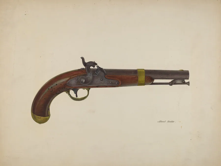 Pistol by Albert Rudin
