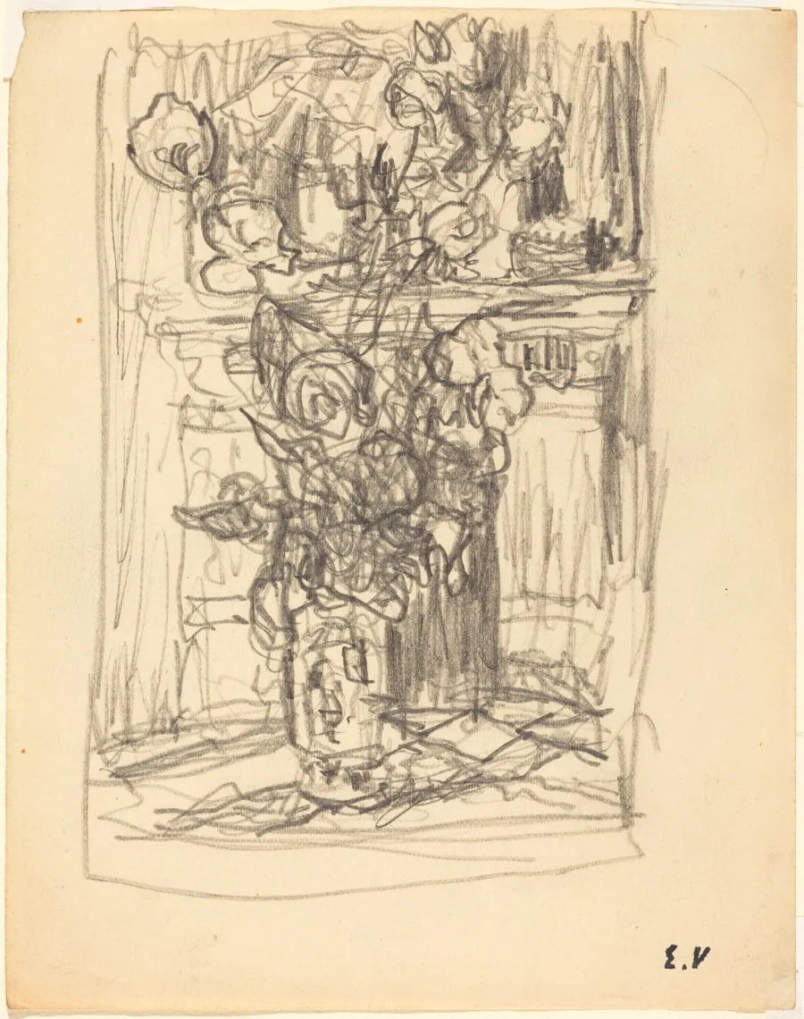 Vase of Flowers by Edouard Vuillard