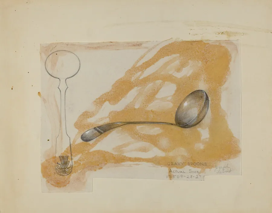 Silver Gravy Spoon by Joseph Leboit