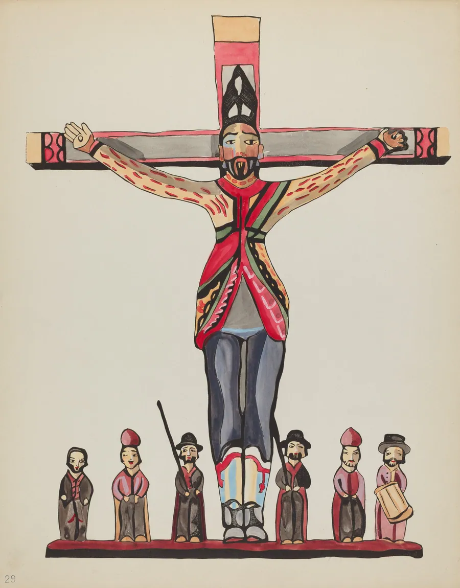 Plate 29: Saint Acacius: From Portfolio "Spanish Colonial Designs of New Mexico" by American 20th Century