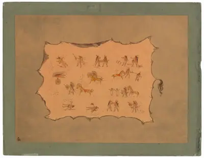 Facsimile of the Robe of Mah-to-toh-pa - Mandan