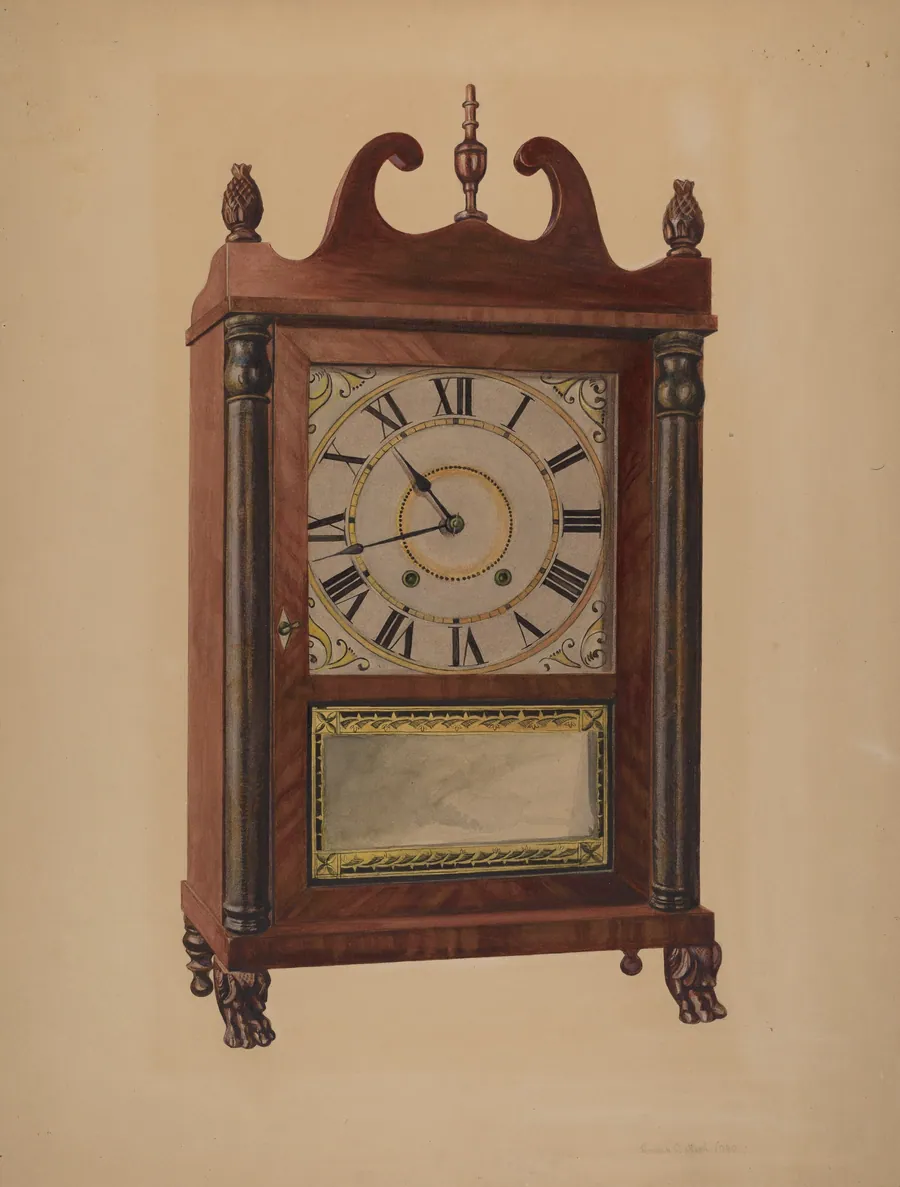 Eli Terry Clock by Herman O. Stroh