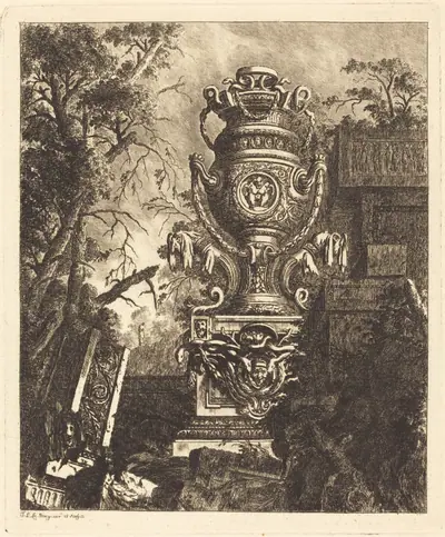 Vase with Two Fantastic Heads
