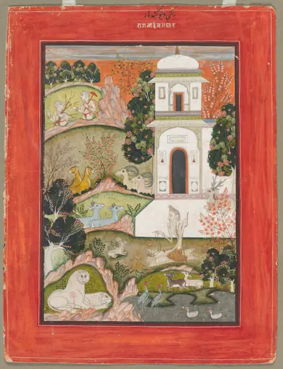 Devagandhara Ragini: An Ascetic in Retreat, from the Ragamala Series