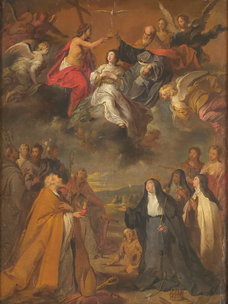 Jomfru Marias himmelkroning by Cornelis Schut