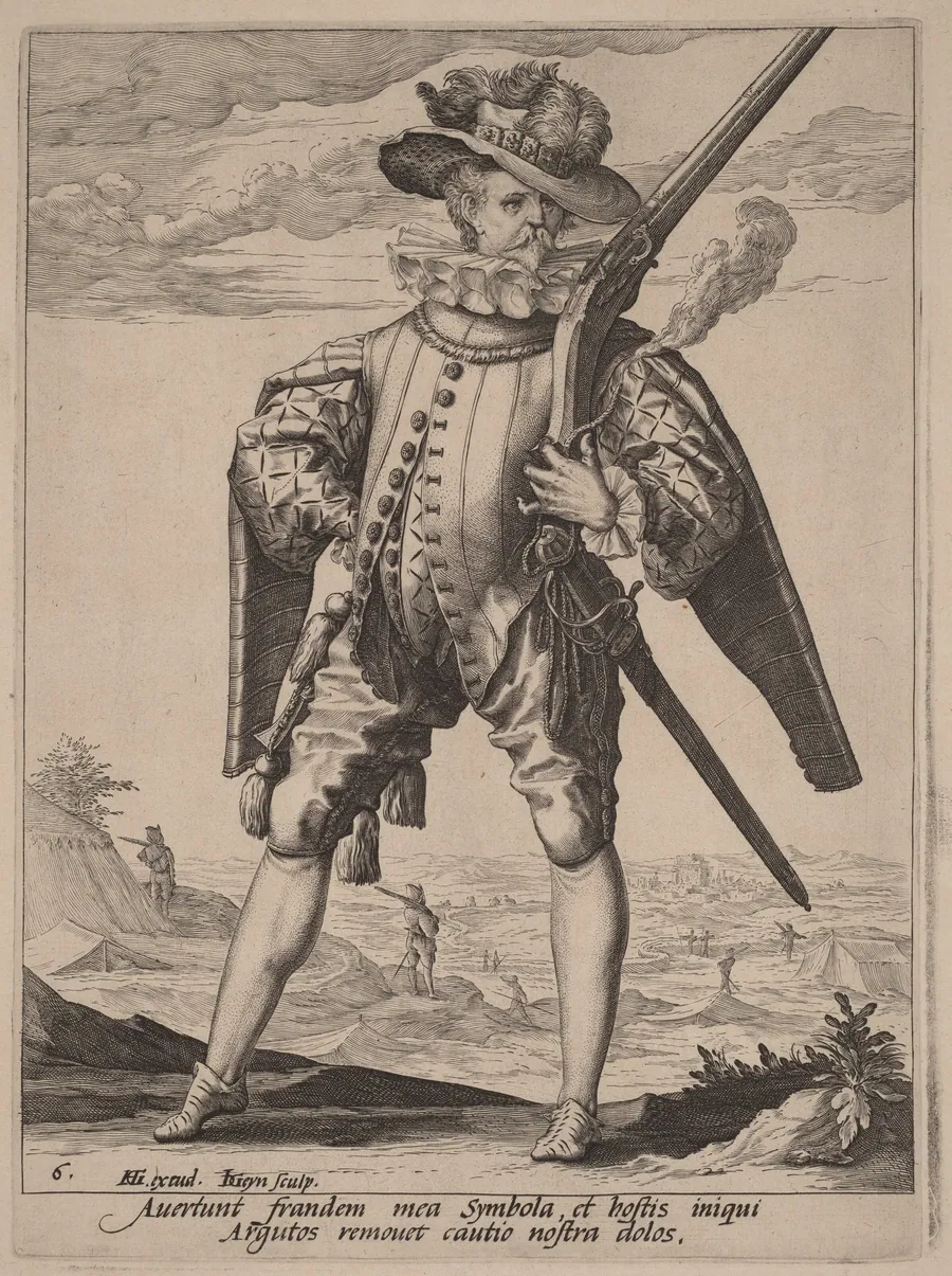 Musketeer by Jacques de Gheyn II